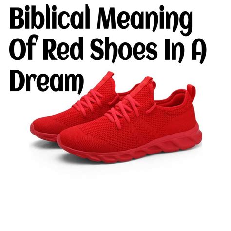 the meaning of red shoes.